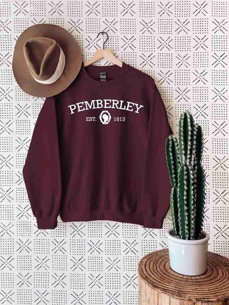 dark red Pemberley Sweatshirt