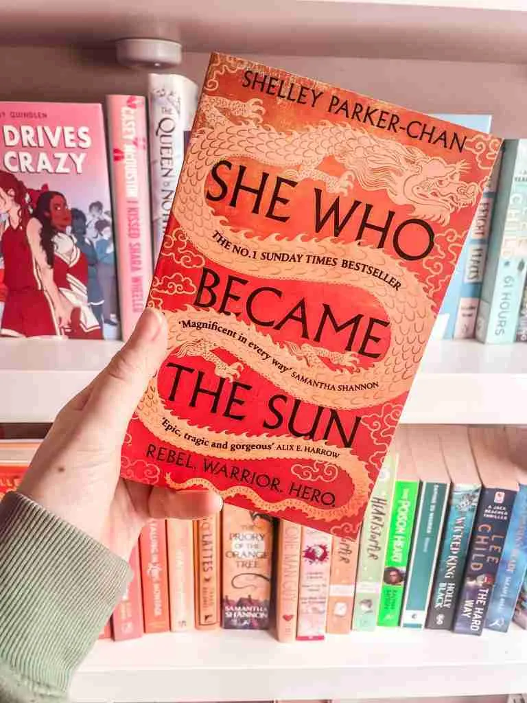 sapphic books - She Who became the Sun by Shelley Parker Chan book cover