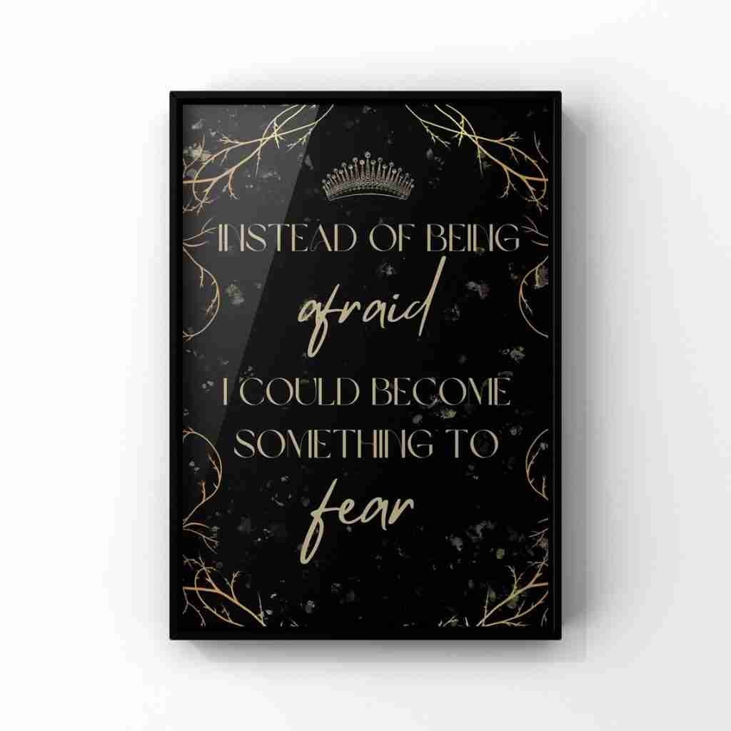 The Cruel Prince black and gold print