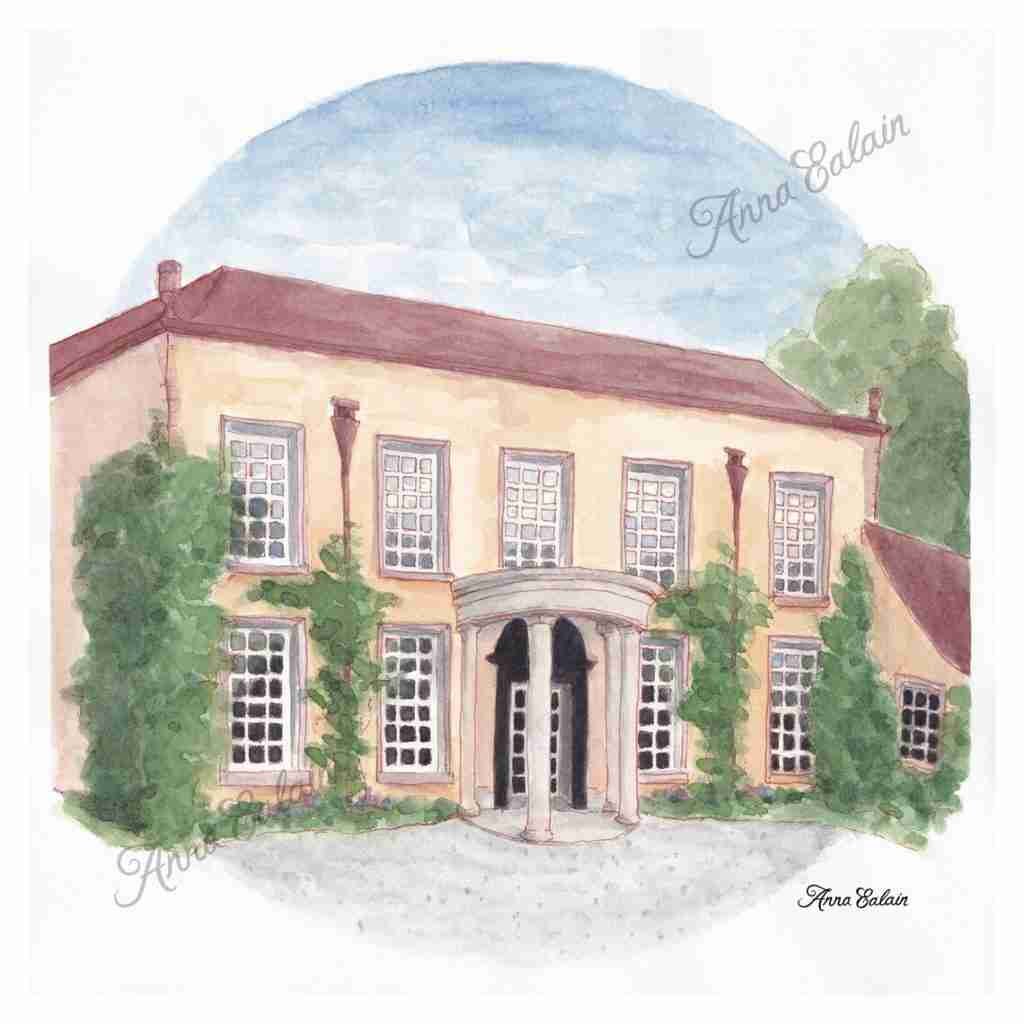 Pride and Prejudice - Longbourn house print