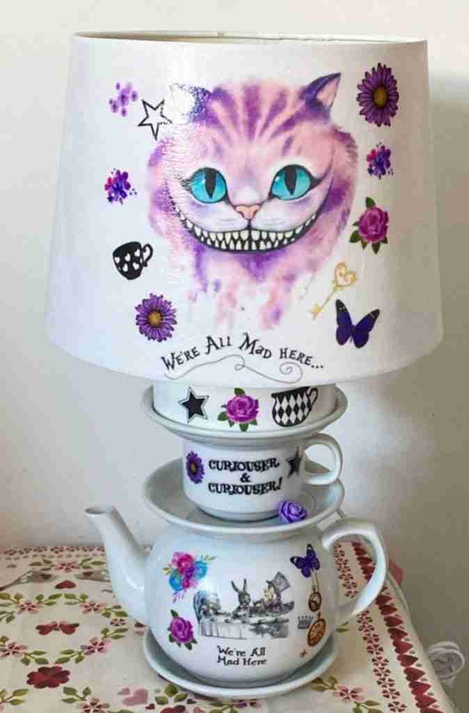 Alice in Wonderland lamp