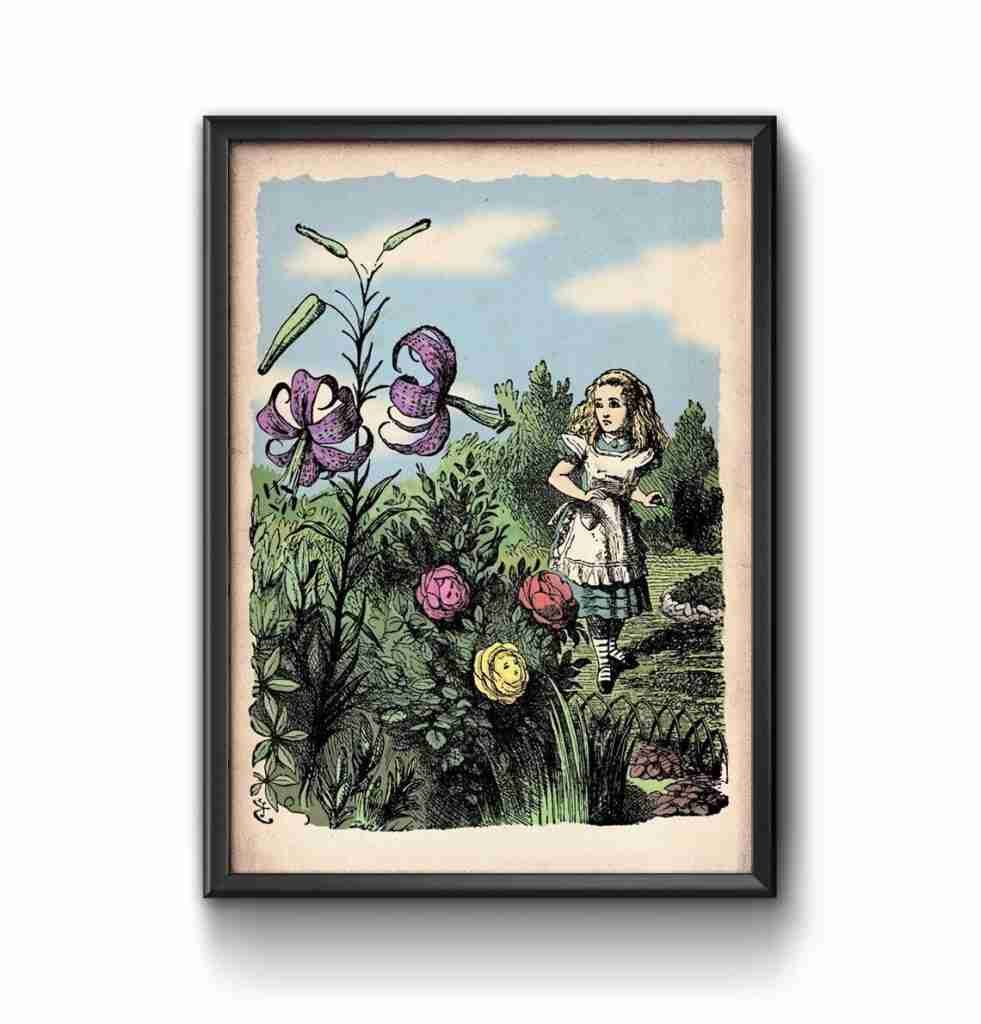 Alice in Wonderland Print