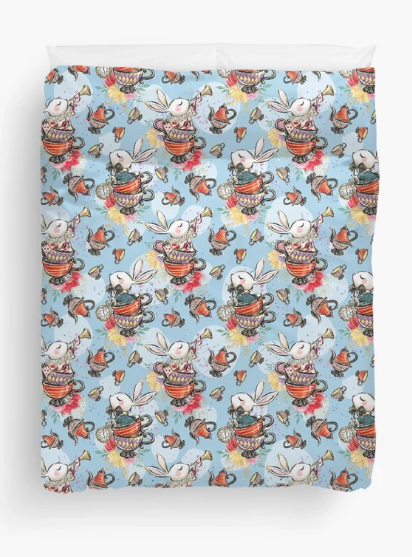 Alice in Wonderland duvet cover