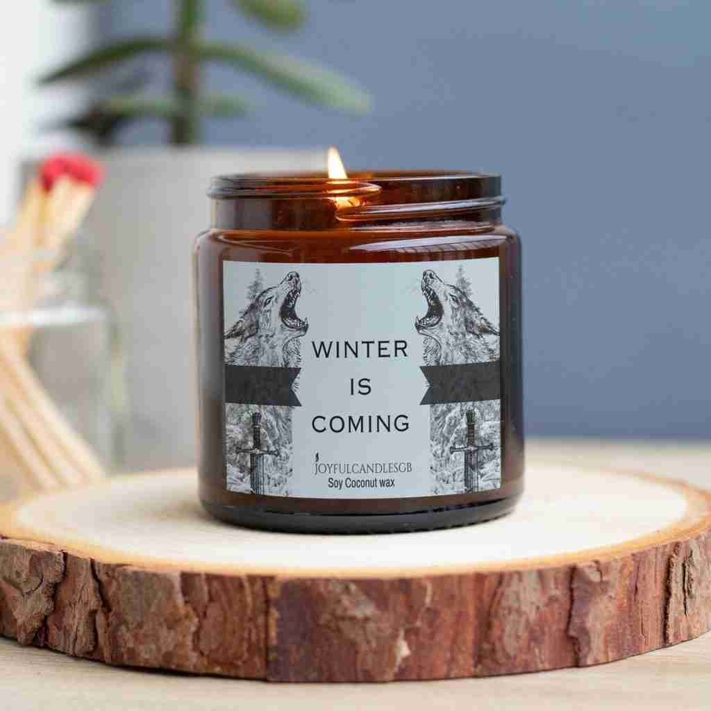 winter is coming candle