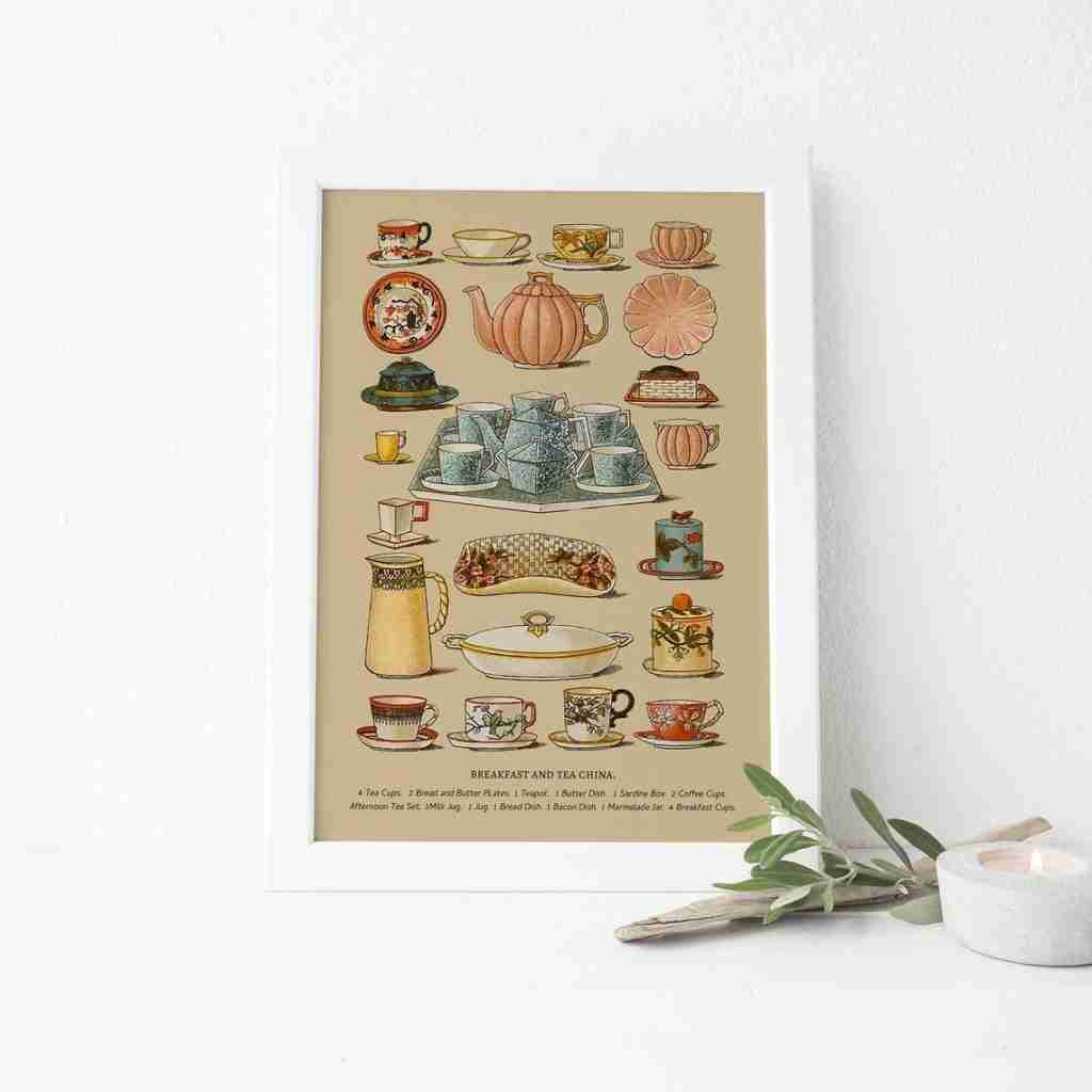 Teapots print