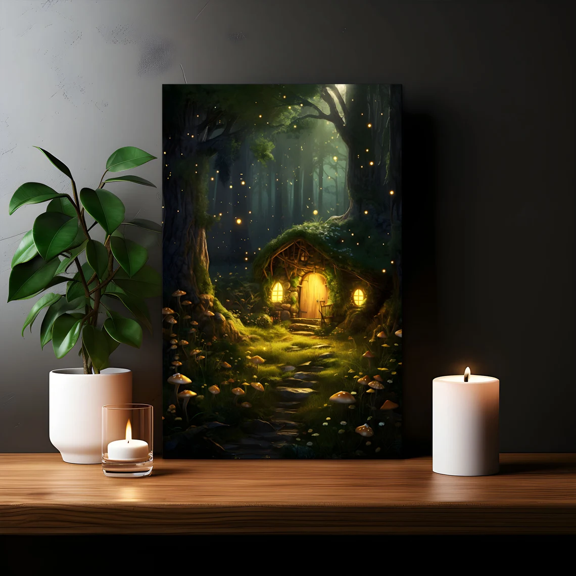 Magical enchanting spirit hut