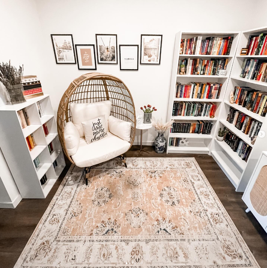 cozy home library ideas